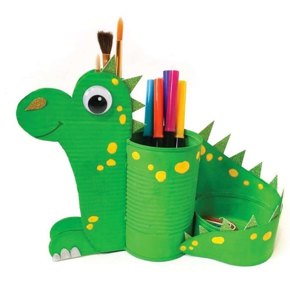 Вязание крючком для детей: поделки своими руками - динозавр, карандаш, кость и рюкзак