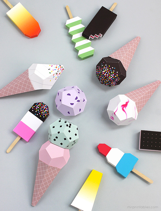 Оригами Мороженое| Как сделать мороженое оригами | Origami Ice cream | Paper craft
